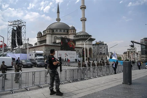 Cảnh sát tuần tra tại Istanbul (Thổ Nhĩ Kỳ). (Ảnh minh họa: AFP/TTXVN)