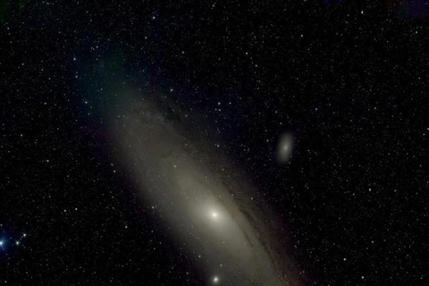 Hình ảnh Thiên hà Andromeda được WFST ghi lại. (Ảnh: THX/TTXVN)