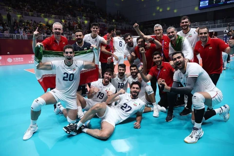 Iran lần thứ ba liên tiếp giành HCV ASIAD môn Bóng chuyền Nam