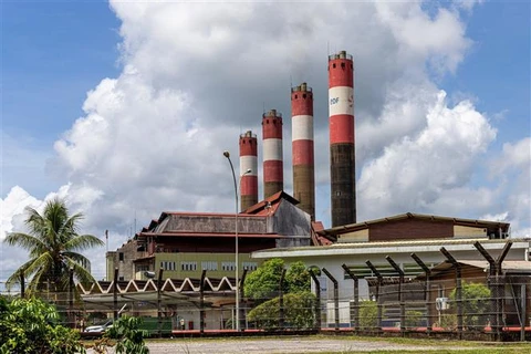 Một nhà máy điện của EDF tại Remire-Montjoly, Guiana (Pháp), ngày 16/10/2022. (Ảnh: AFP/TTXVN)