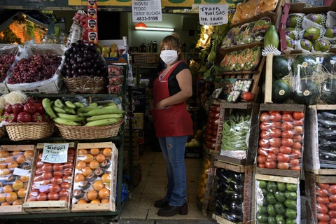 Một cửa hàng thực phẩm ở Buenos Aires (Argentina). (Ảnh: AFP/TTXVN)