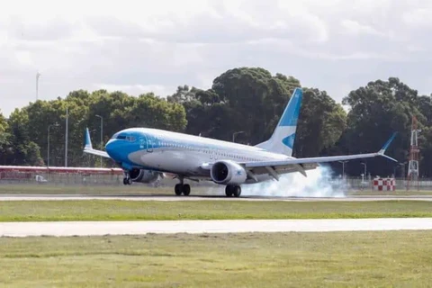 Một máy bay của hãng hang không Aerolineas Argentinas. (Nguồn: Aeroflap)