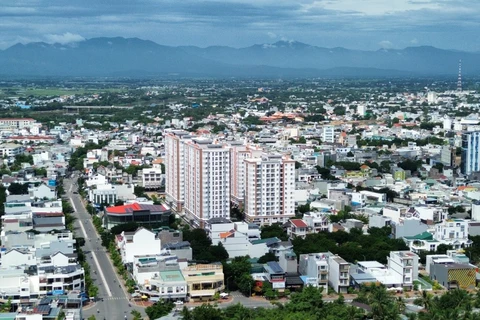 Nhà ở, chung cư ở Khu Đô thị Mới Đông Bắc, thành phố Phan Rang-Tháp Chàm (Ninh Thuận). (Ảnh: Nguyễn Thành/TTXVN)