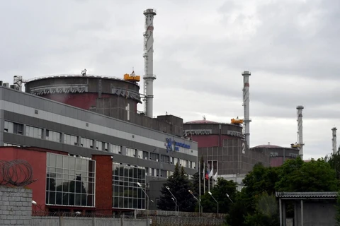 Nhà máy điện hạt nhân Zaporizhzhia. (Ảnh: AFP/TTXVN)