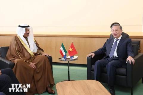 Tổng Bí thư, Chủ tịch nước Tô Lâm tiếp Thái tử Kuwait Sabah Al-Khalid Al-Sabah