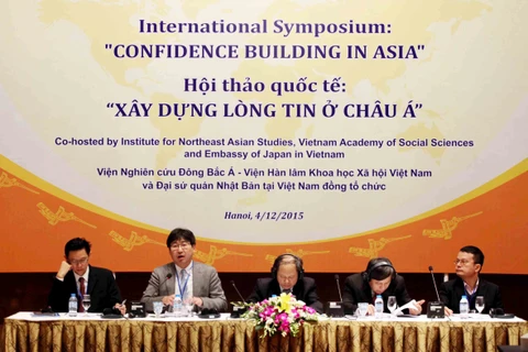 Các chuyên gia trong hội thảo tổ chức ngày 4/12 tại Hà Nội lo lắng, ASEAN đang mất phương hướng trong việc giải quyết các vấn đề tại biển Đông. (Ảnh: Doãn Đức/Vietnam+)
