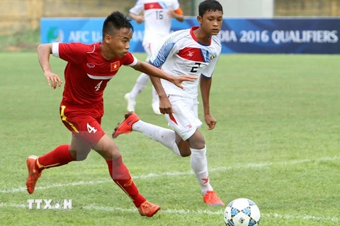 Các tuyển thủ U16 Việt Nam đang dự giải Đông Nam Á 2016 sẽ kịp quay về dự vòng chung kết U17 quốc gia. (Nguồn: TTXVN)