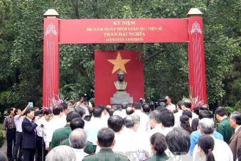 Lễ kỷ niệm 100 năm ngày sinh Giáo sư Trần Đại Nghĩa (Nguồn: TTXVN)