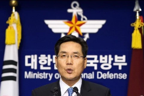 Người phát ngôn Bộ Quốc phòng Hàn Quốc Kim Min-seok. (Nguồn: Xinhua)