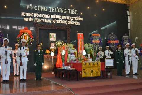 Tổ chức trọng thể Lễ viếng Trung tướng Nguyễn Thới Bưng 