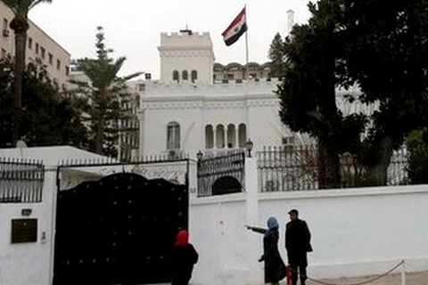 Đại sứ quán Ai Cập tại thủ đô Tripoli của Libya. (Nguồn: AFP)