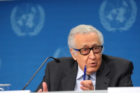 Đặc phái viên Liên hợp quốc và Liên đoàn Arập về vấn đề Syria, ông Lakhdar Brahimi. (Nguồn: THX/TTXVN)