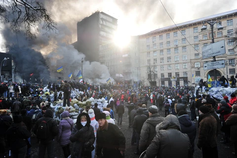 Một số tỉnh của Ukraine cấm đảng cầm quyền hoạt động 