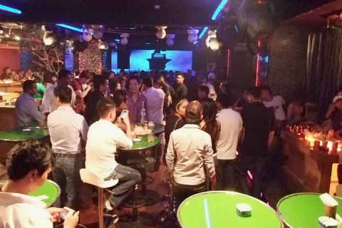 Một quán bar ở trung tâm Thành phố Hồ Chí Minh. Ảnh minh họa. (Ảnh: Thế Vinh/TTXVN)