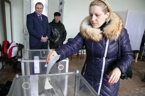 Crimea chứng kiến số cử tri bỏ phiếu lớn chưa từng thấy
