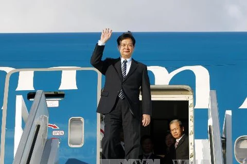 Thủ tướng Chính phủ Nguyễn Tấn Dũng tới Hà Lan 