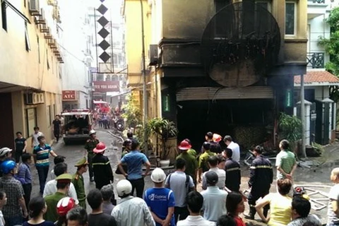 Vụ cháy quán karaoke Nhật Thực ở Giảng Võ: 5 người tử vong