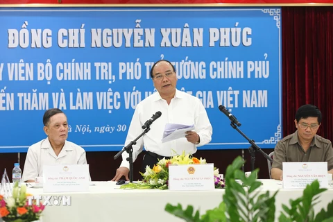 Phó Thủ tướng Nguyễn Xuân Phúc làm việc với Hội Luật gia