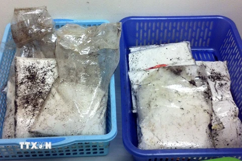 Bắt 2 đối tượng chuyển 15 bánh heroin từ Lai Châu về Nam Định