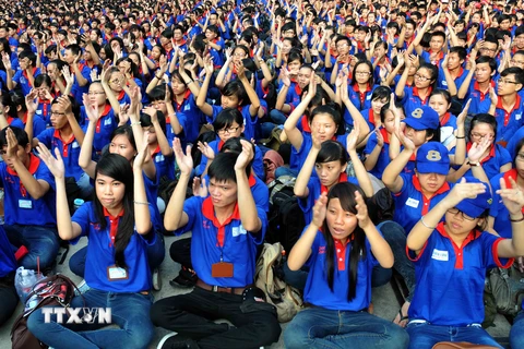 Xuất quân chương trình Tiếp sức mùa thi năm 2014 ở Hà Nội