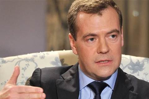 Tài khoản Twitter của Thủ tướng Nga Medvedev bị tấn công 