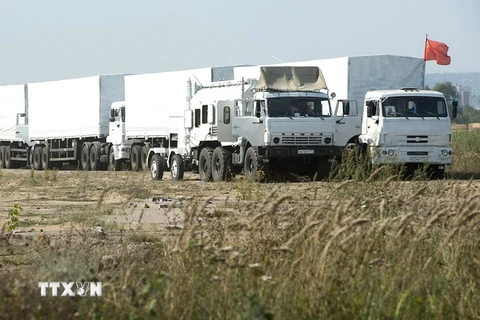 Bộ Quốc phòng Nga bác tin đưa xe quân sự vào Ukraine