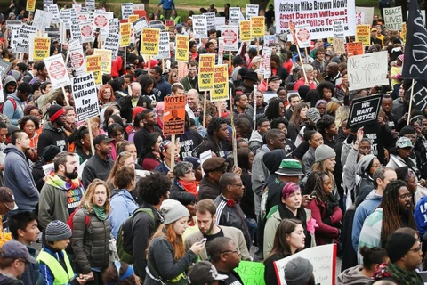 Mỹ: Biểu tình lớn phản đối vụ cảnh sát Ferguson bắn người 