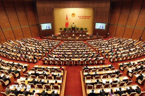 Quốc hội nghe tờ trình dự Luật Bầu cử đại biểu Quốc hội, HĐND