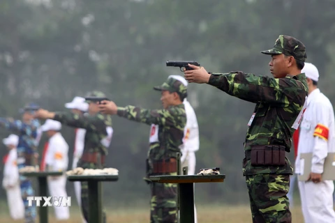 Quân đội Việt Nam đăng cai giải bắn súng quân dụng ASEAN 2014