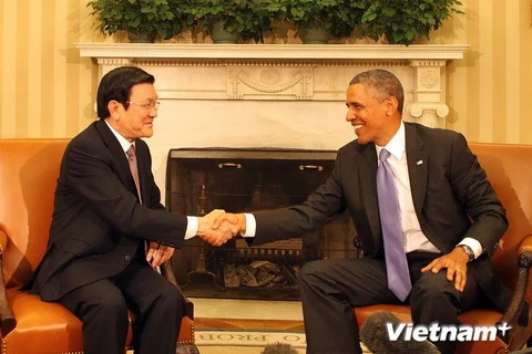 Chủ tịch nước mời Tổng thống Hoa Kỳ Obama sớm thăm Việt Nam