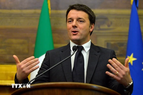 Thủ tướng Italy Renzi quyết tâm thúc đẩy cải cách luật bầu cử