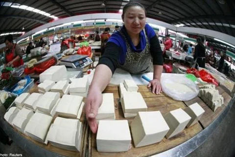 Băng tội phạm Trung Quốc bán 100 tấn đậu phụ độc ra thị trường