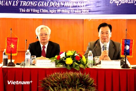 Việt Nam-Lào trao đổi kinh nghiệm bồi dưỡng cán bộ lãnh đạo