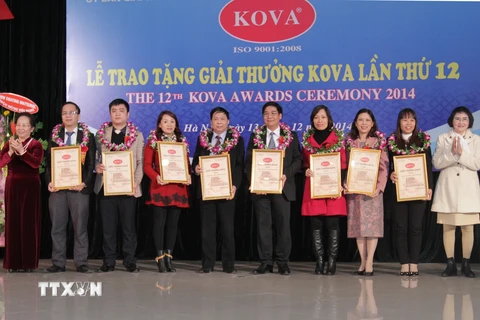 Trao giải thưởng KOVA lần thứ 12 cho các tập thể và cá nhân