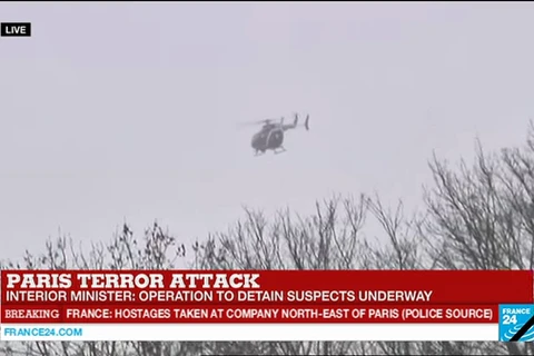 Xảy ra một vụ bắt giữ con tin tại khu vực đông bắc Paris
