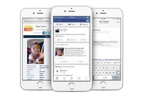 Facebook triển khai dự án cảnh báo và tìm kiếm trẻ mất tích