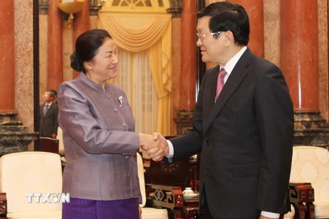 Chủ tịch nước Trương Tấn Sang tiếp lãnh đạo cấp cao dự IPU 132