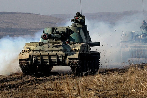 Nga rầm rộ tập trận ở khu vực ly khai ở Moldova, giáp Ukraine