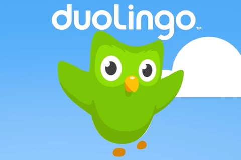 Logo ứng dụng tự học ngoại ngữ trên di động Duolingo. (Nguồn: Duolingo)
