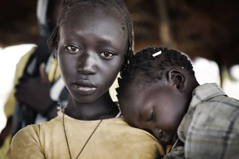 250.000 trẻ em Nam Sudan đang đối mặt với nạn đói do các cuộc giao tranh liên tục ở nước này. (Nguồn: christianals.com)
