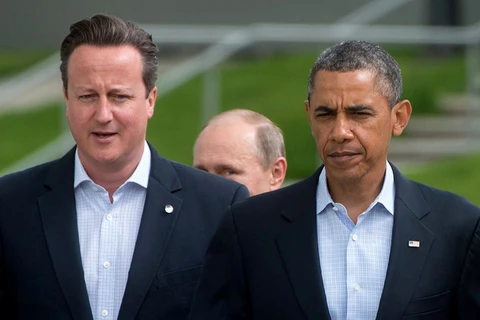 Thủ tướng Anh David Cameron đã có cuộc điện đàm với Tổng thống Mỹ Barack Obama về vấn đề Iran. (Nguồn: AFP)