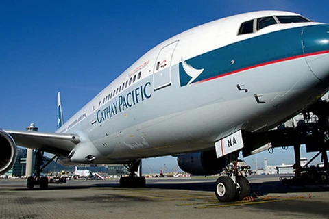 Một máy bay của hãng hàng không Cathay Pacific. (Nguồn: zz7.it)