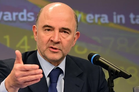 Ủy viên Liên minh châu Âu (EU) phụ trách các vấn đề kinh tế và tiền tệ Pierre Moscovici . (Nguồn: greece.greekreporter.com) 