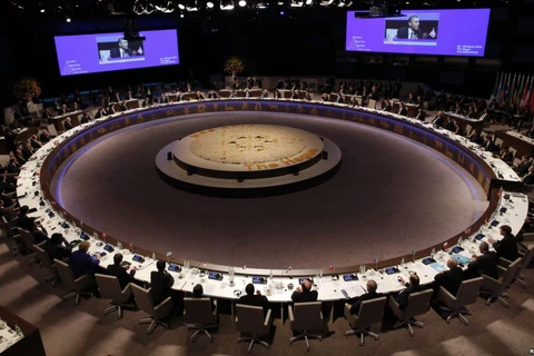 Quang cảnh hội nghị thượng đỉnh an ninh hạt nhân lần ba ở La Haye, Hà Lan. (Nguồn: Reuters)