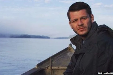Nhà báo Jake Hanrahan là một trong hai phóng viên Anh bị phía Thổ Nhĩ Kỳ bắt giữ. (Nguồn: BBC)