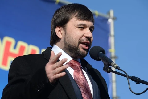 Ông Denis Pushilin, tân Chủ tịch Hội đồng Nhân dân của Cộng hòa Nhân dân Donetsk tự xưng. (Nguồn: Sputnik)