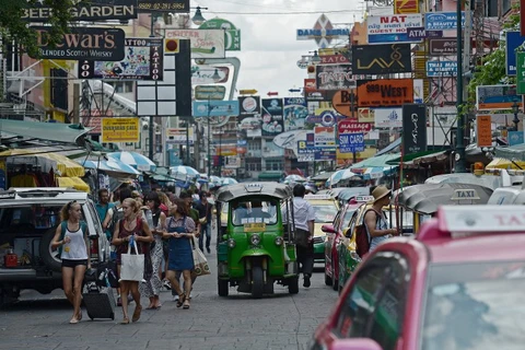 Một khu phố du lịch ở Bangkok. (Nguồn: AFP)