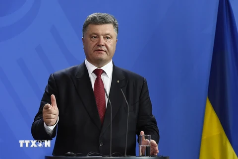 Tổng thống Ukraine Petro Poroshenko. (Nguồn: AFP/TTXVN)