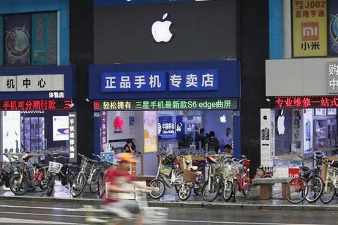 Một cửa hàng giả Apple Store ở Trung Quốc. (Nguồn: indiatoday.intoday.in)