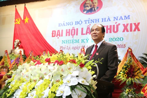 Bí thư Tỉnh ủy Hà Nam Mai Tiến Dũng. (Nguồn: hanam.gov.vn)